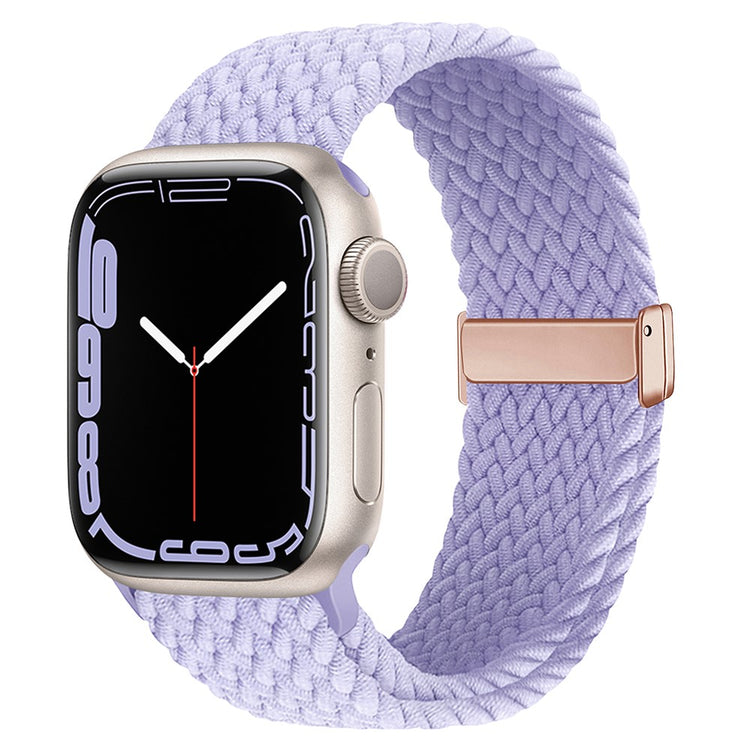 Mega Elegant Nylon Universal Rem passer til Apple Smartwatch - Lilla#serie_11