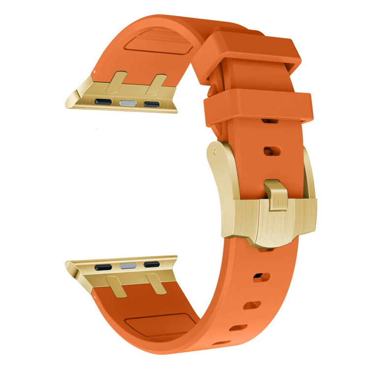 Mega Sejt Silikone Universal Rem passer til Apple Smartwatch - Orange#serie_7