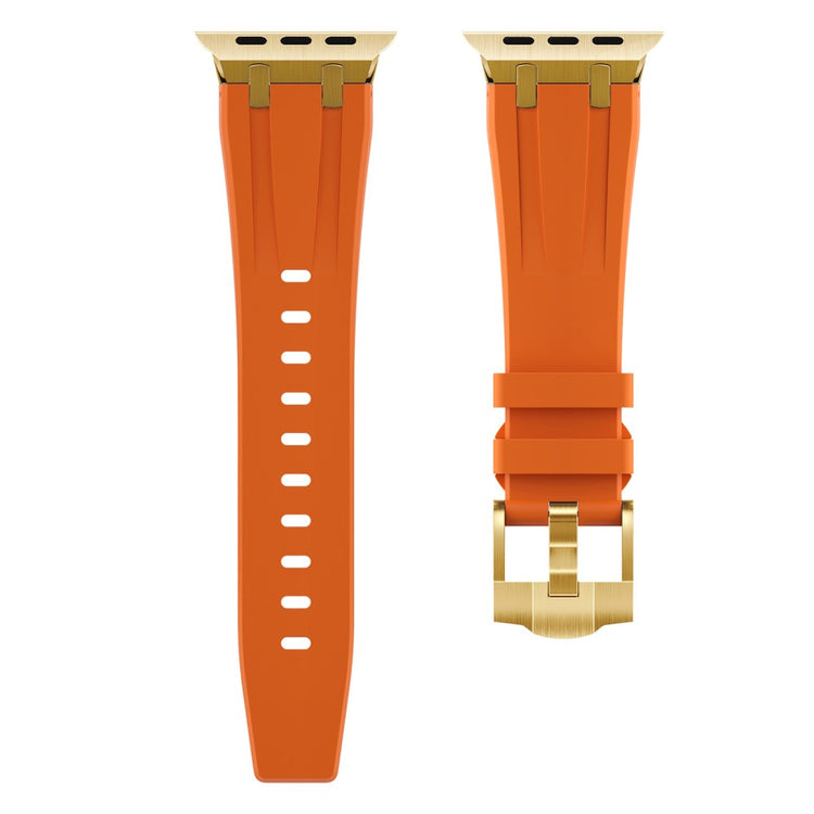 Mega Sejt Silikone Universal Rem passer til Apple Smartwatch - Orange#serie_7