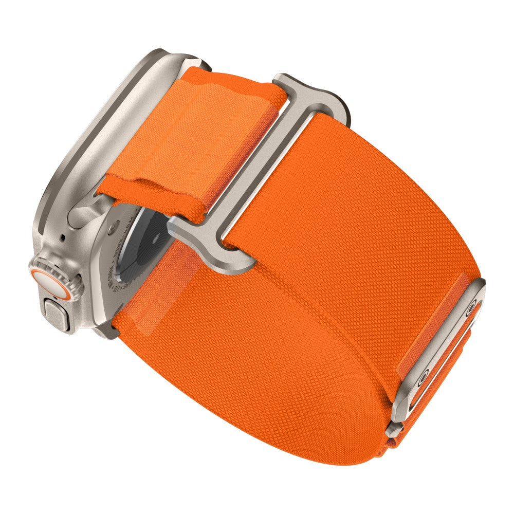 Helt Vildt Slidstærk Nylon Universal Rem passer til Apple Smartwatch - Orange#serie_2