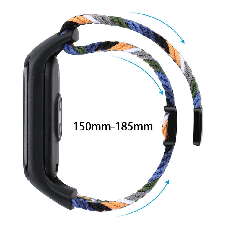 Vildt Godt Nylon Rem passer til Xiaomi Smart Band 8 - Flerfarvet#serie_1