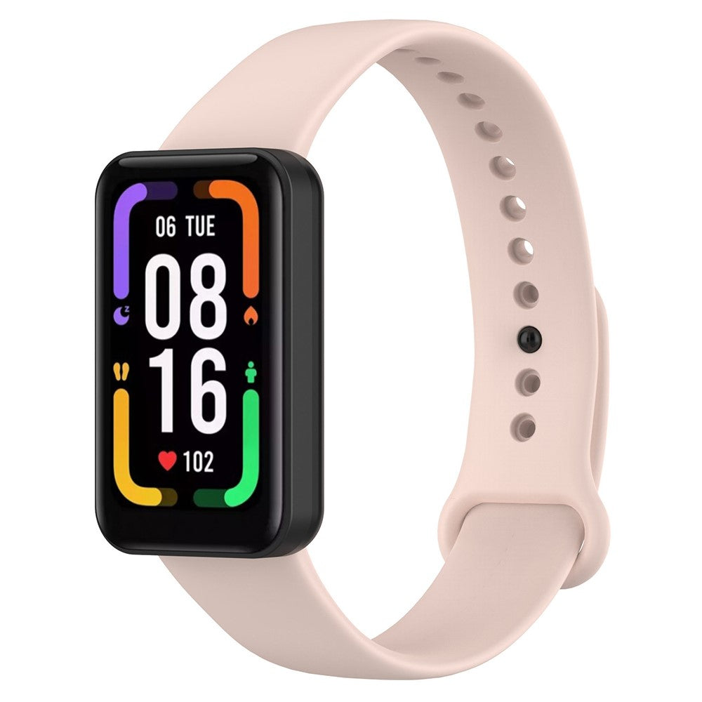 Meget Cool Silikone Rem passer til Xiaomi Redmi Smart Band Pro - Pink#serie_6