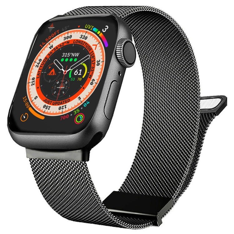 Super Elegant Metal Universal Rem passer til Apple Smartwatch - Sort#serie_2