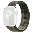 KALEBOL Apple Watch Series 49mm - 45mm - 44mm - 42mm Universal Nylon Watch Band - Dark Green+Orange