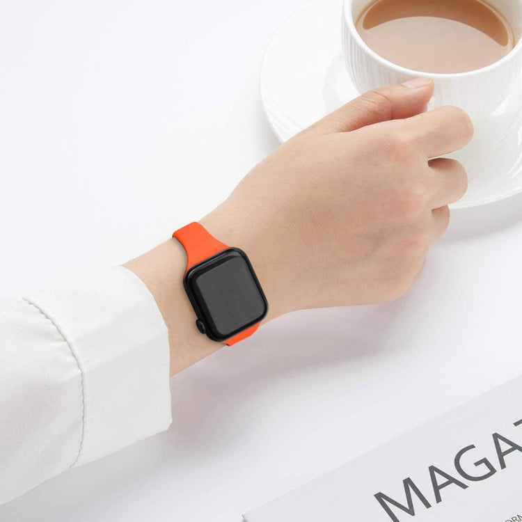 Very Cool Apple Smartwatch Silicone Universel Strap - Orange#serie_2