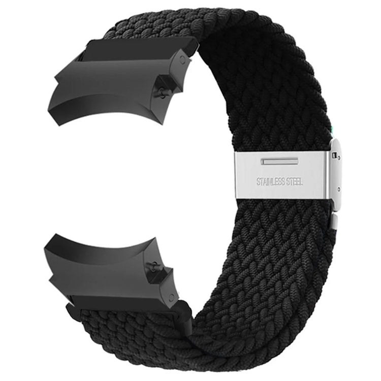 Super Durable Samsung Smartwatch Nylon Universel Strap - Black#serie_9