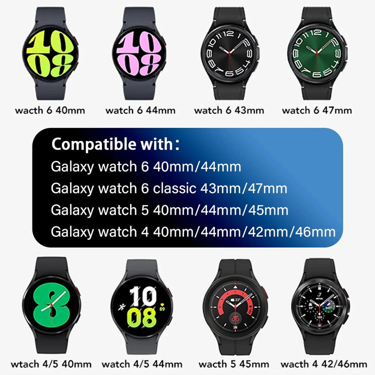 Super Durable Samsung Smartwatch Nylon Universel Strap - Black#serie_14