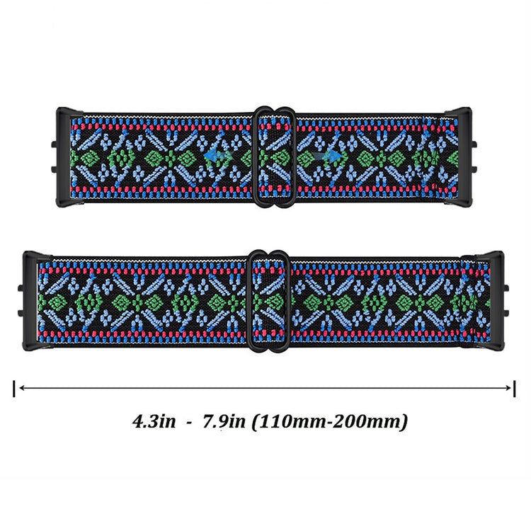 Samsung Galaxy Fit3 Watch Strap Elastic Nylon Adjustable Smart Watch Band - Arrow#serie_4