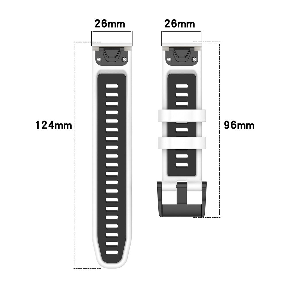 Very Pleasant Garmin Smartwatch Silicone Universel Strap - Black#serie_5