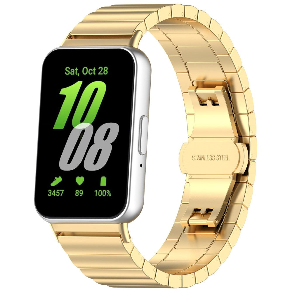 Strong Samsung Galaxy Fit 3 Metal Strap - Gold#serie_3