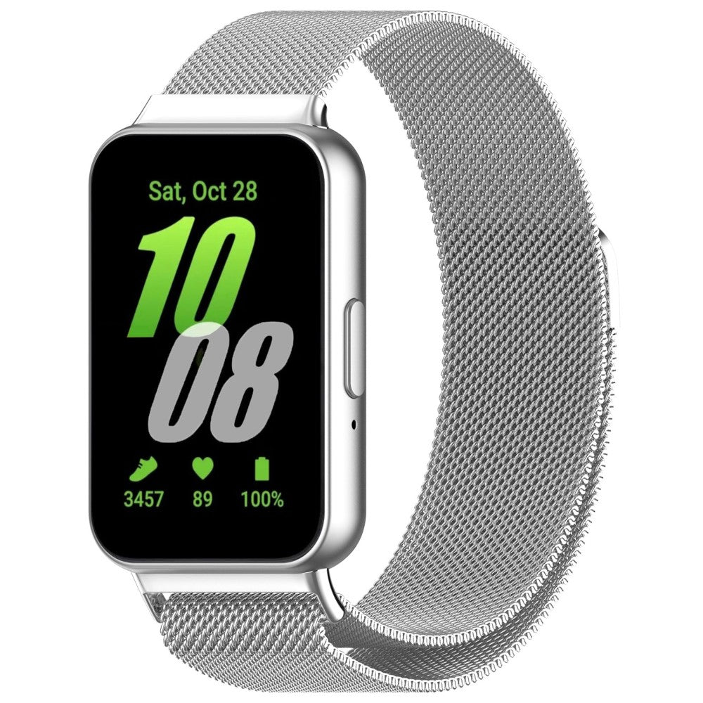 Absolutely Strong Samsung Galaxy Fit 3 Metal Strap - Silver#serie_6