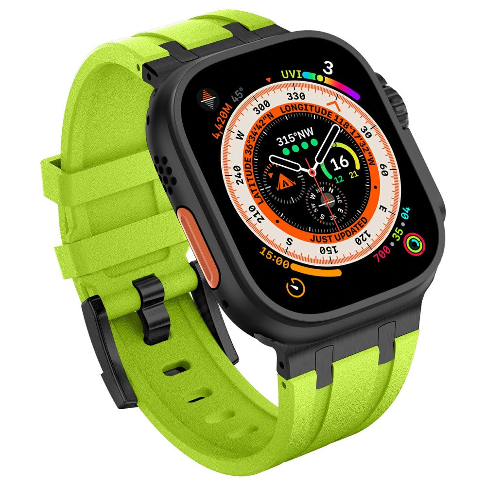 Absolutely Neat Apple Smartwatch Silicone Universel Strap - Green#serie_3