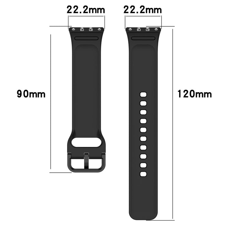 Super Pleasant Samsung Galaxy Fit 3 Silicone Strap - Silver#serie_3