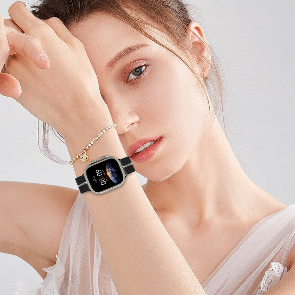 Incredibly Sweet Apple Smartwatch Metal Universel Strap - Black#serie_1