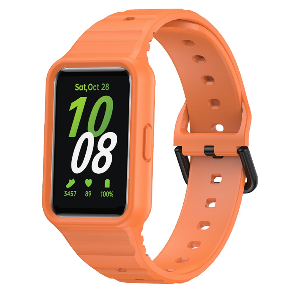 Remarkably Good Samsung Galaxy Fit 3 Silicone Strap - Orange#serie_2