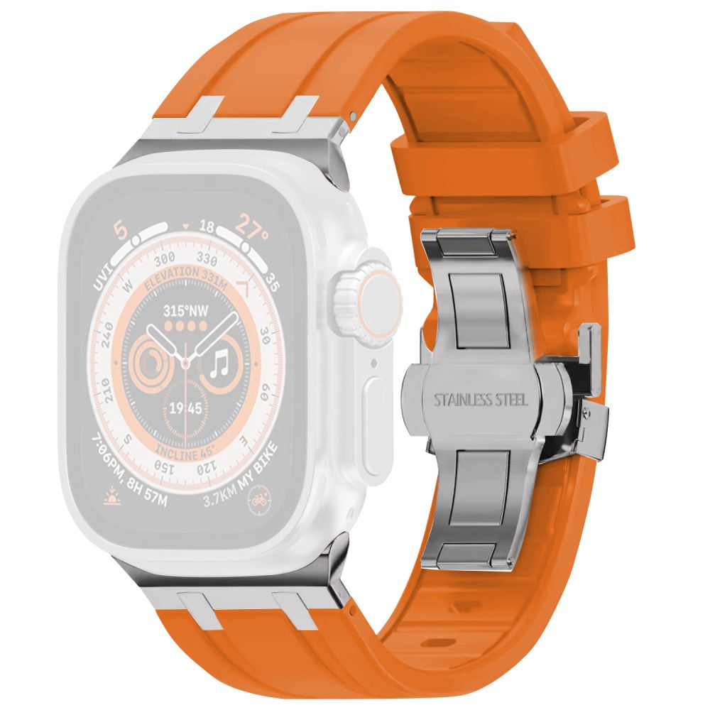 Very Fashionable Apple Smartwatch Silicone Universel Strap - Orange#serie_3