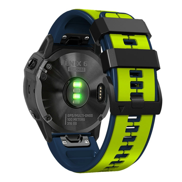 Very Stylish Garmin Smartwatch Silicone Universel Strap - Blue#serie_6