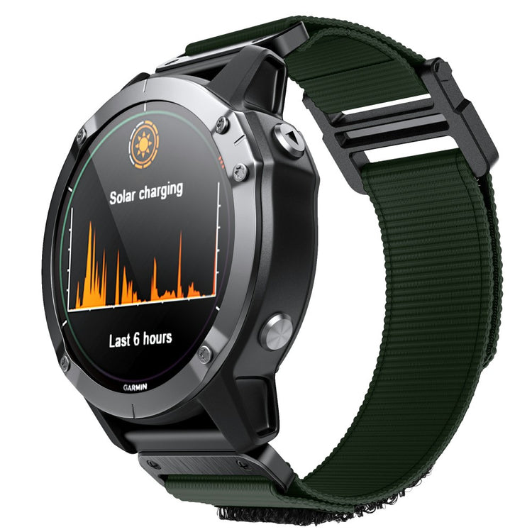 Comfortable Garmin Smartwatch Nylon Universel Strap - Green#serie_2