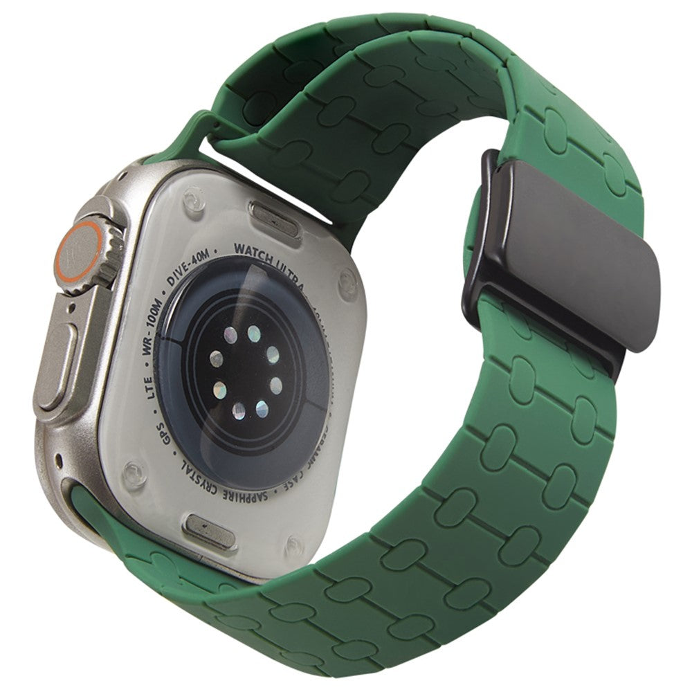 Stylish Apple Smartwatch Silicone Universel Strap - Green#serie_2