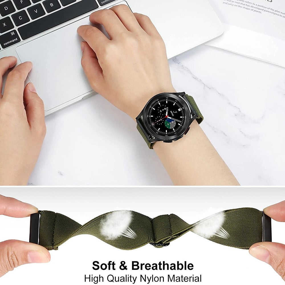 Absolutely Cute Smartwatch Nylon Universel Strap - Silver#serie_9