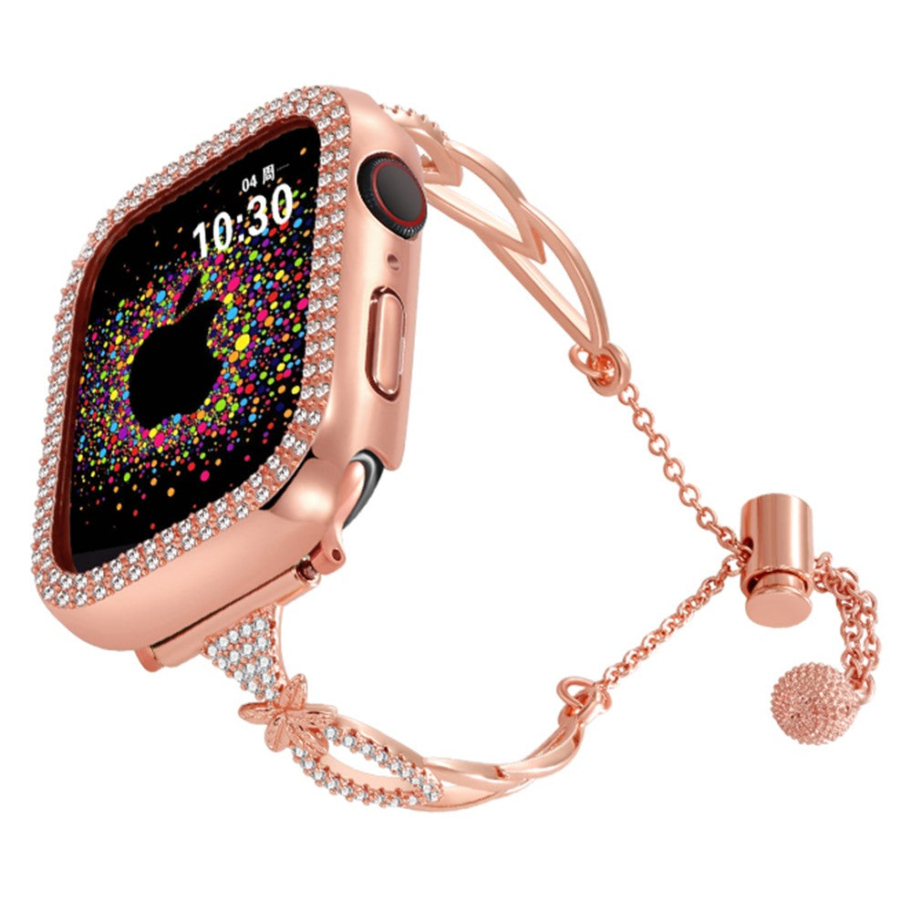 Super Fantastic Apple Smartwatch Rhinestone Universel Strap - Pink#serie_3