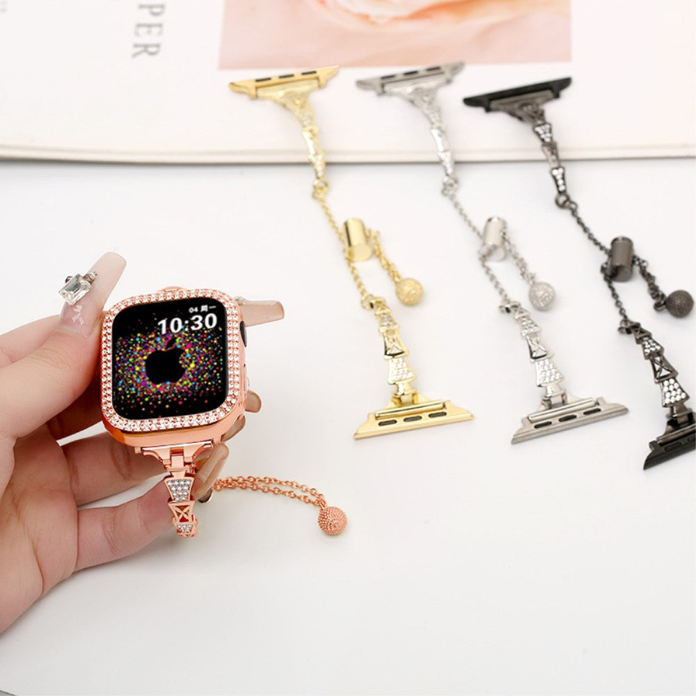 Super Cool Apple Smartwatch Rhinestone Universel Strap - Pink#serie_3