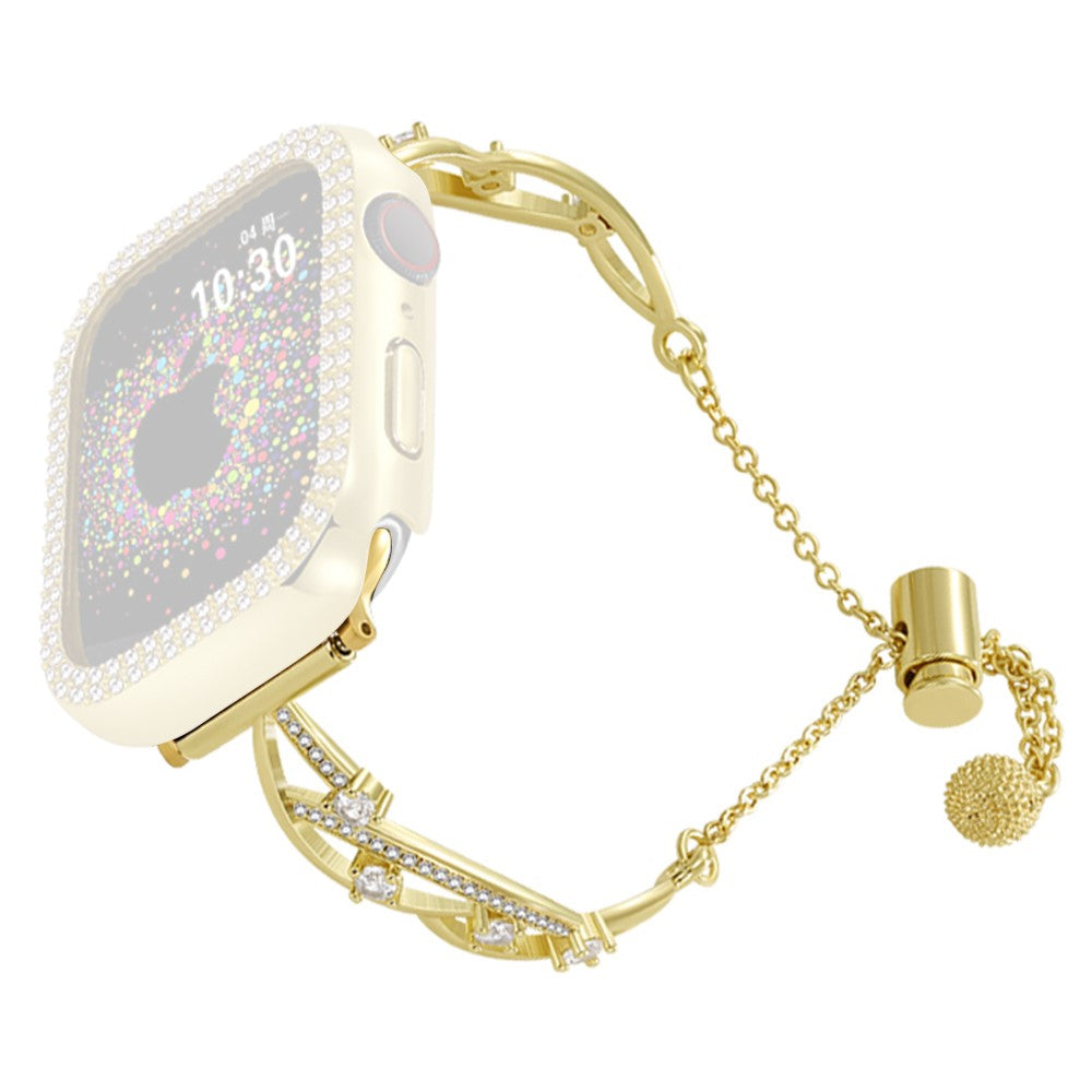 Brilliant Apple Smartwatch Metal Universel Strap - Gold#serie_2