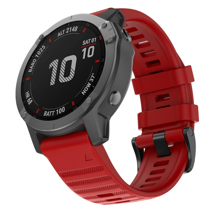 Really Beautiful Garmin Smartwatch Silicone Universel Strap - Red#serie_5