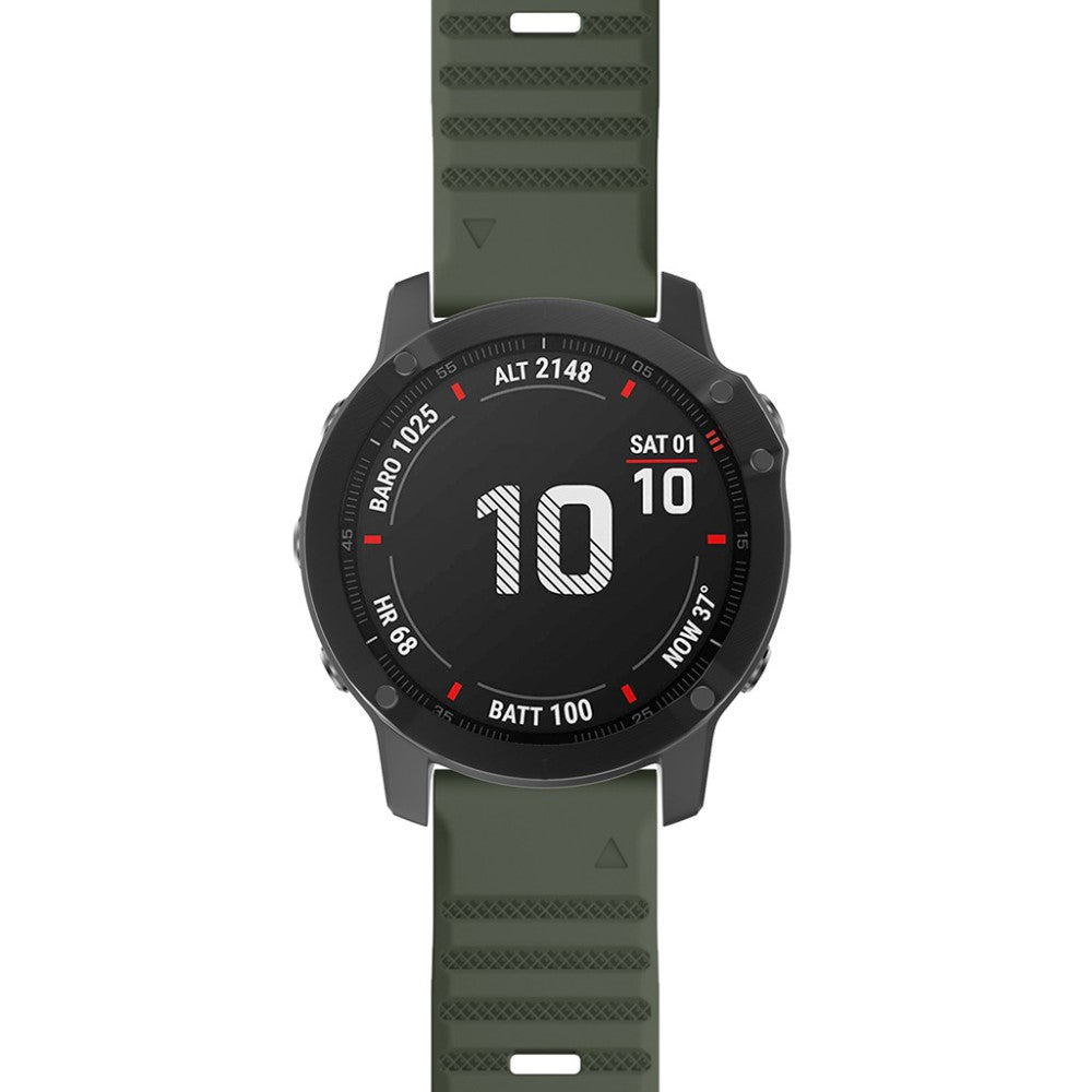 Super Nice Garmin Smartwatch Silicone Universel Strap - Green#serie_8