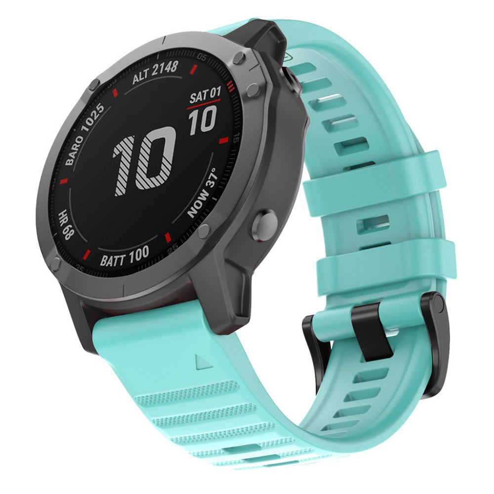 Super Nice Garmin Smartwatch Silicone Universel Strap - Green#serie_11