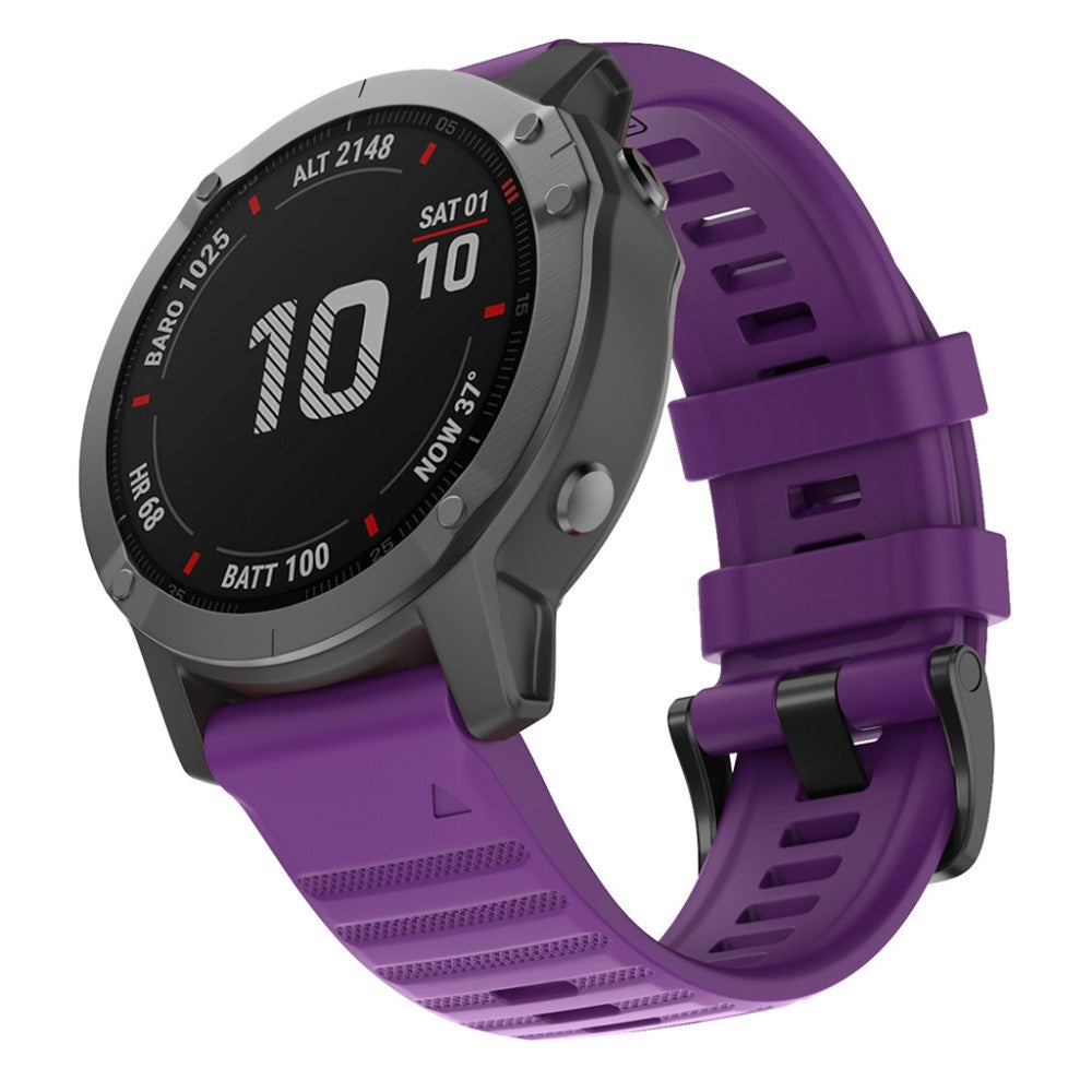 Super Nice Garmin Smartwatch Silicone Universel Strap - Purple#serie_15