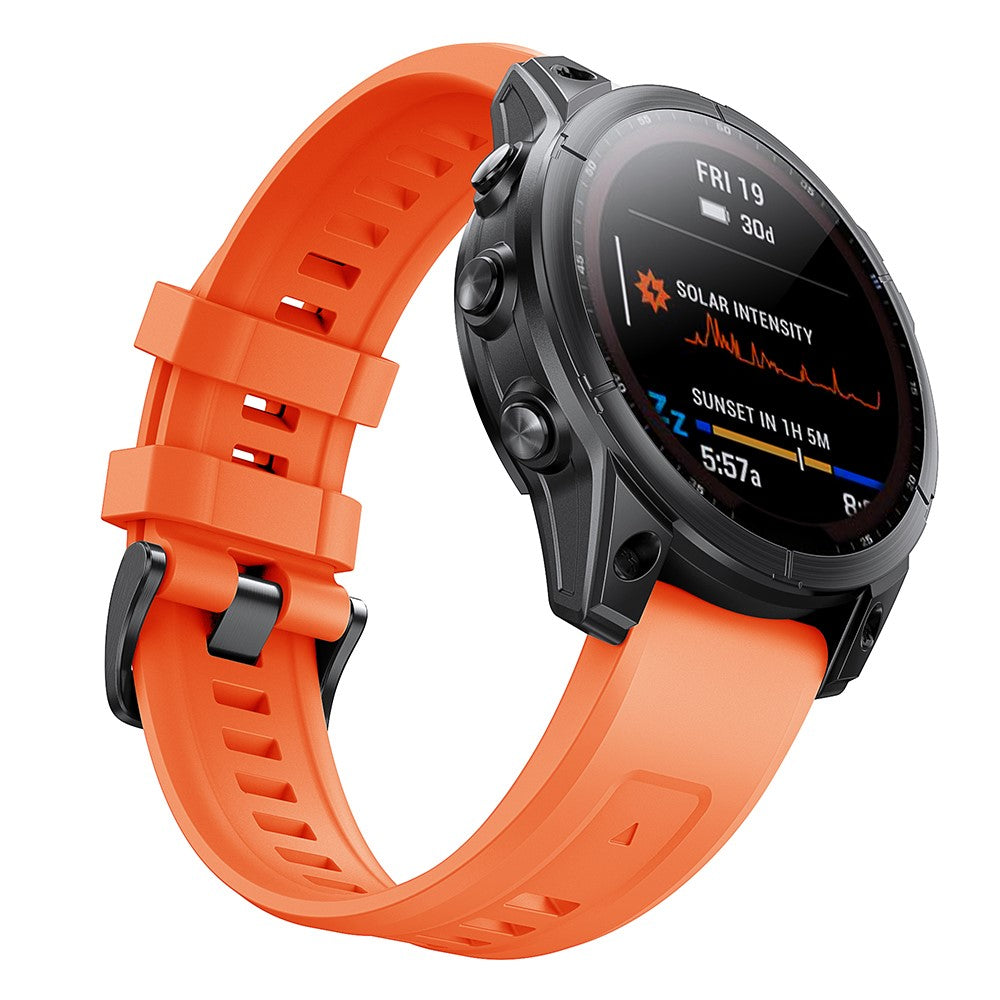 Very Cool Garmin Smartwatch Silicone Universel Strap - Orange#serie_4