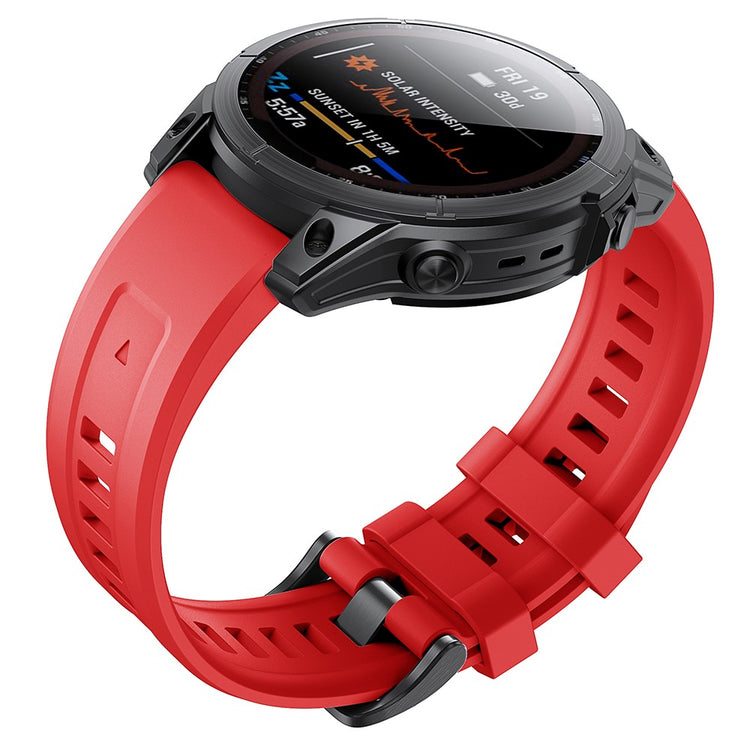 Very Cool Garmin Smartwatch Silicone Universel Strap - Red#serie_5