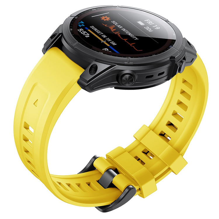 Very Cool Garmin Smartwatch Silicone Universel Strap - Yellow#serie_6