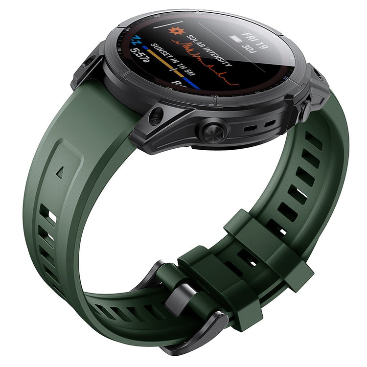 Very Cool Garmin Smartwatch Silicone Universel Strap - Green#serie_11