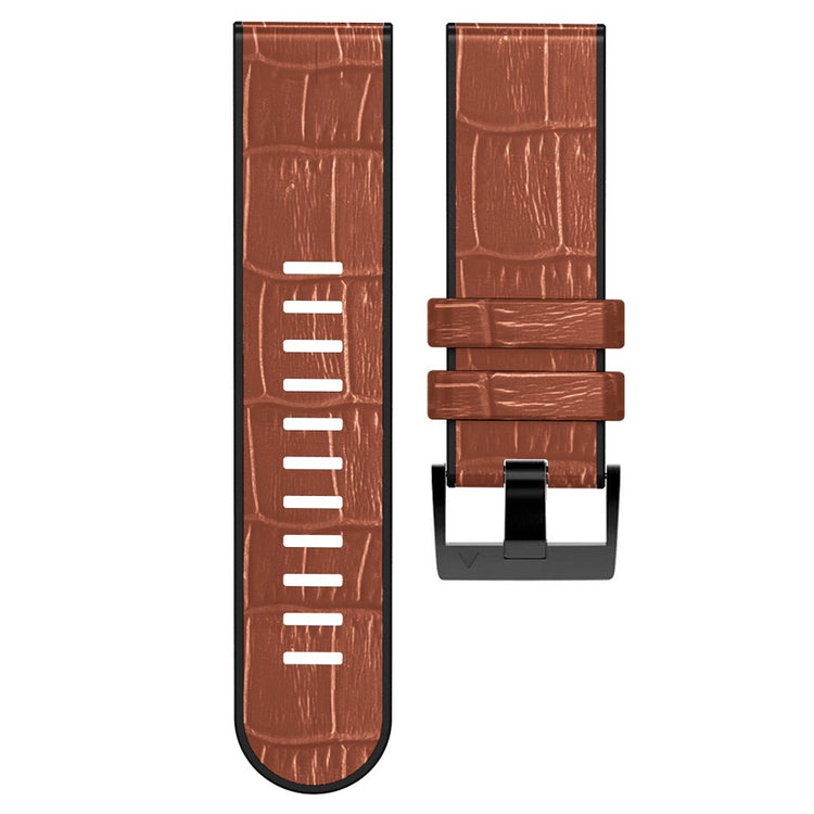 Super Cool Garmin Smartwatch Silicone Universel Strap - Brown#serie_5