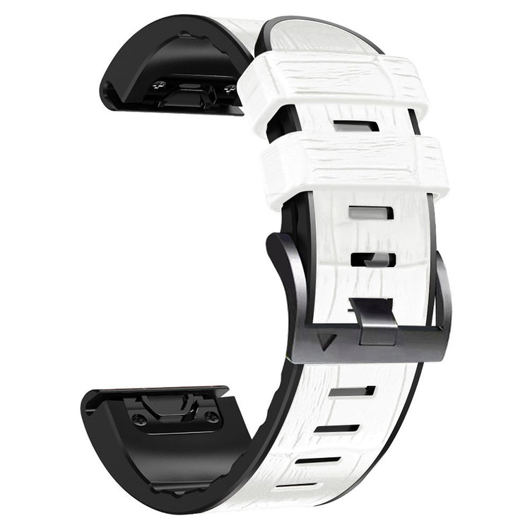 Very Stylish Garmin Smartwatch Silicone Universel Strap - White#serie_2