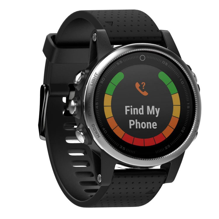 Mega Pleasant Garmin Smartwatch Silicone Universel Strap - Black#serie_1