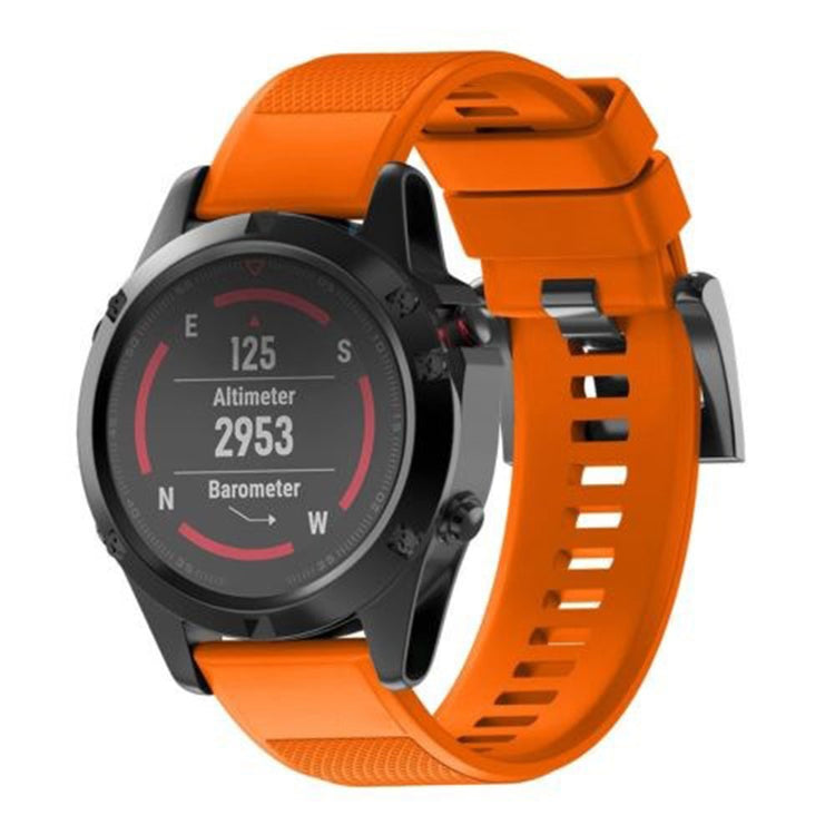 Super Durable Garmin Smartwatch Silicone Universel Strap - Orange#serie_5