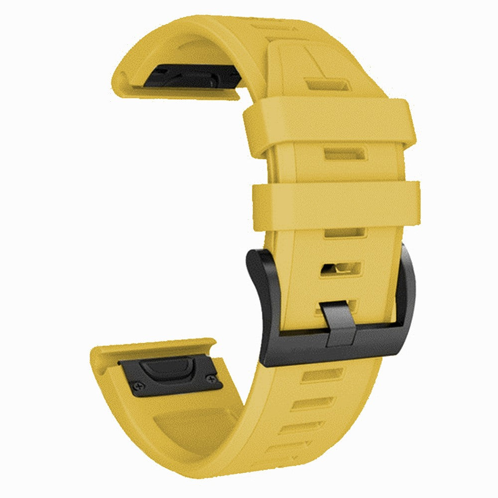 Very Beautiful Garmin Smartwatch Silicone Universel Strap - Yellow#serie_6