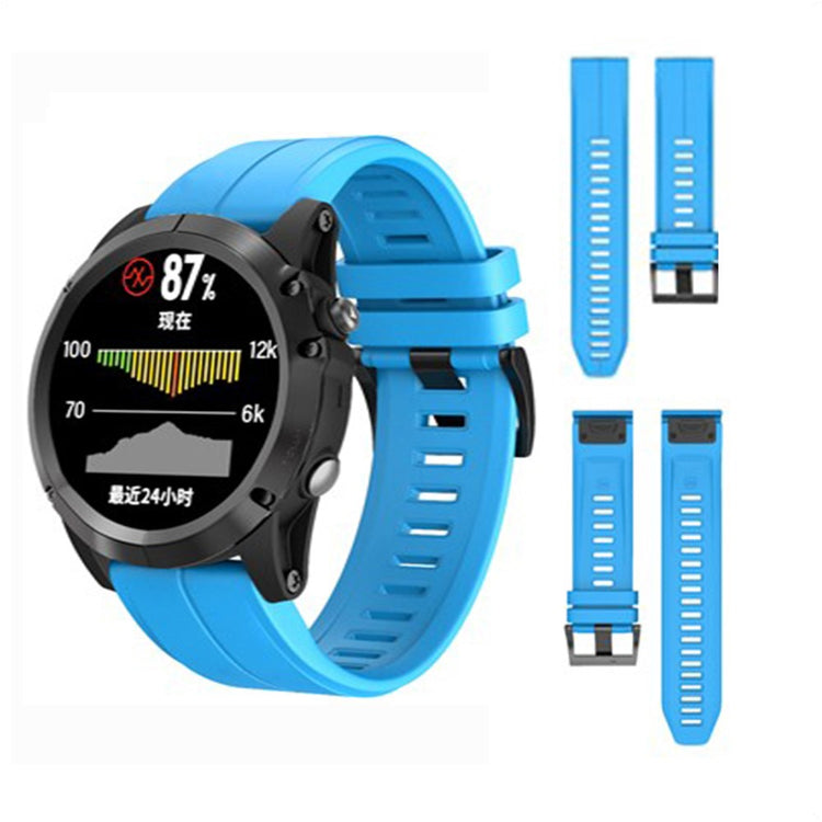 Very Stylish Garmin Smartwatch Silicone Universel Strap - Blue#serie_8