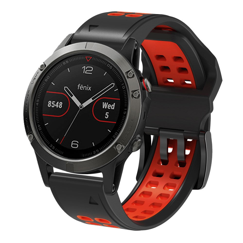 Incredibly Sweet Garmin Smartwatch Silicone Universel Strap - Red#serie_5