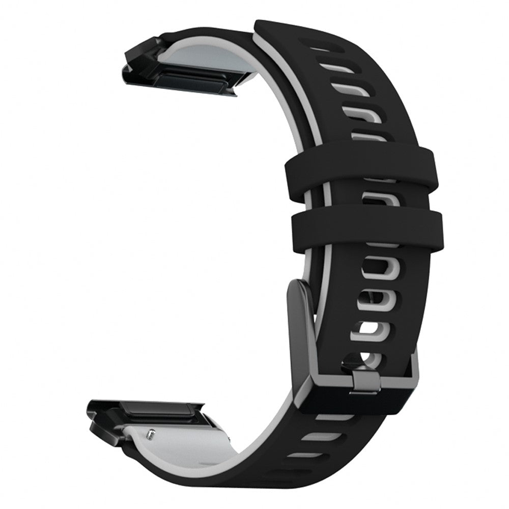 Super Cool Garmin Smartwatch Silicone Universel Strap - Silver#serie_1