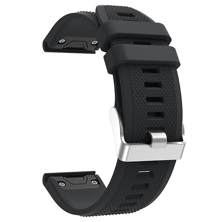 Very Pleasant Garmin Smartwatch Silicone Universel Strap - Black#serie_1