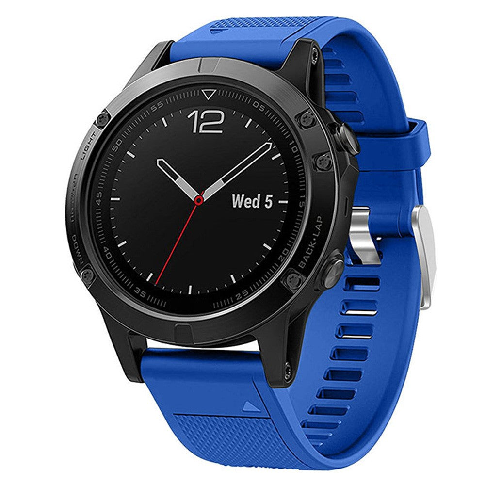 Very Pleasant Garmin Smartwatch Silicone Universel Strap - Blue#serie_9