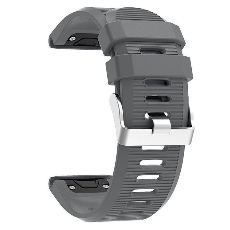 Cool Garmin Smartwatch Silicone Universel Strap - Silver#serie_7