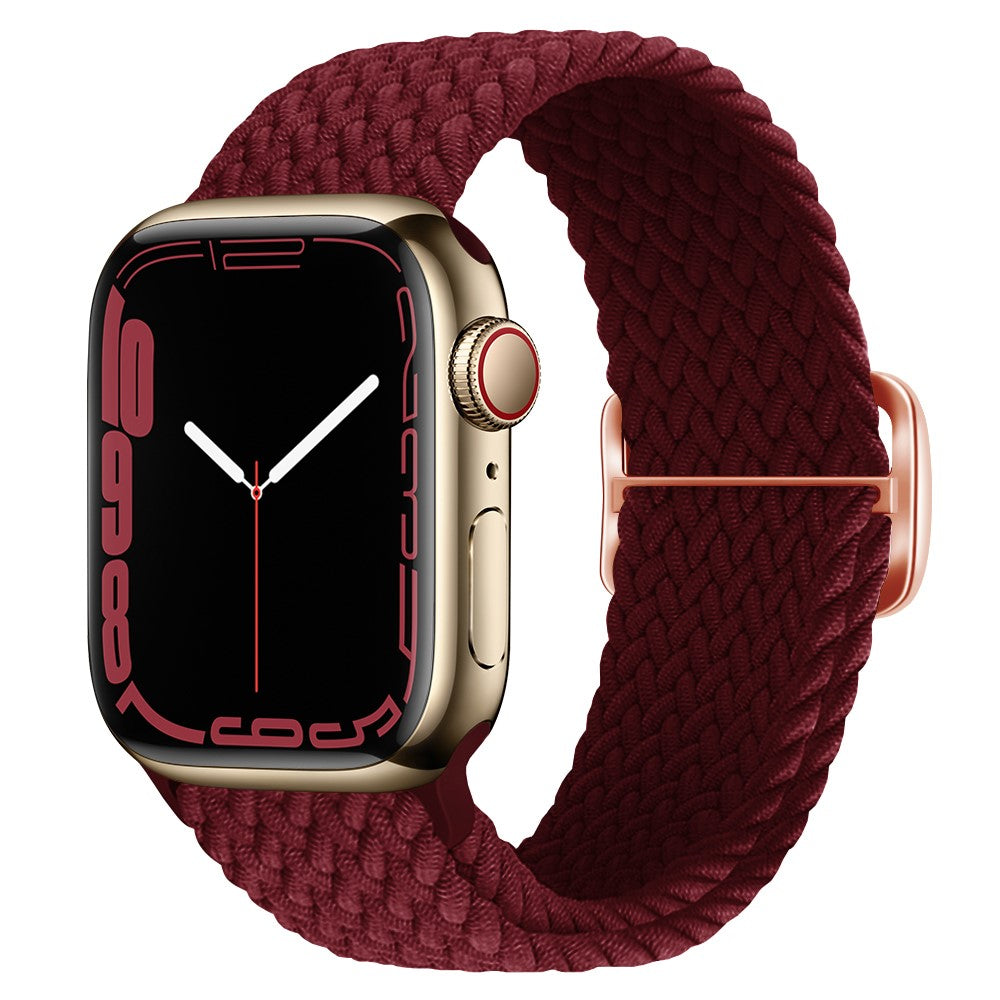 Mega Delightful Apple Smartwatch Nylon Universel Strap - Red#serie_20