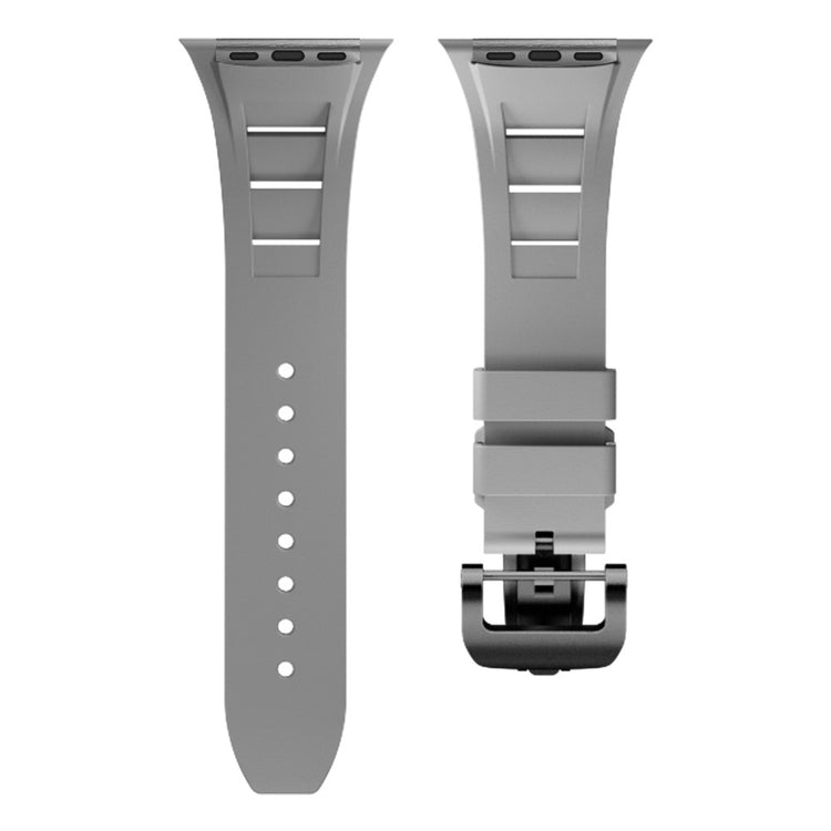 Super Nice Apple Smartwatch Silicone Universel Strap - Silver#serie_8