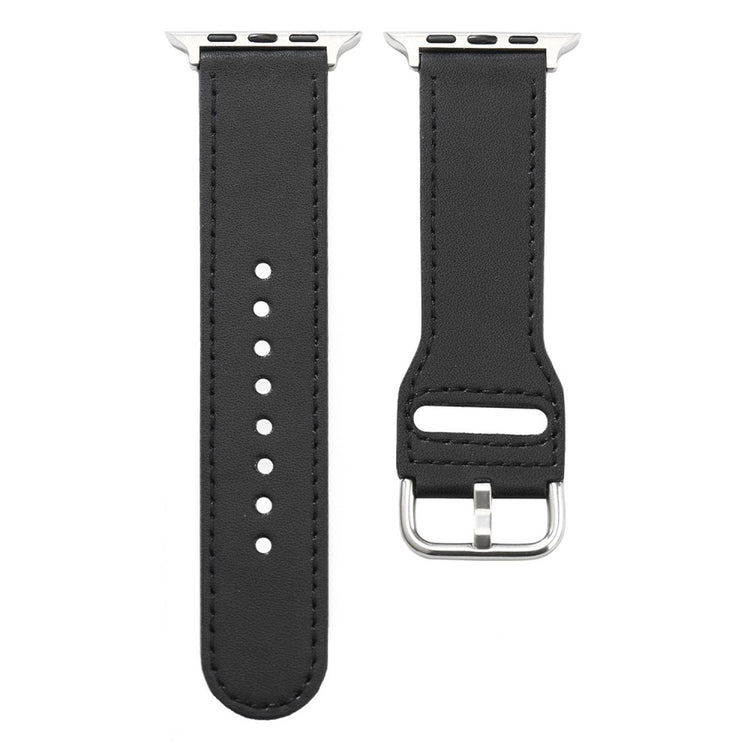 Absolutely Nice Apple Smartwatch Pu Leather Universel Strap - Black#serie_1