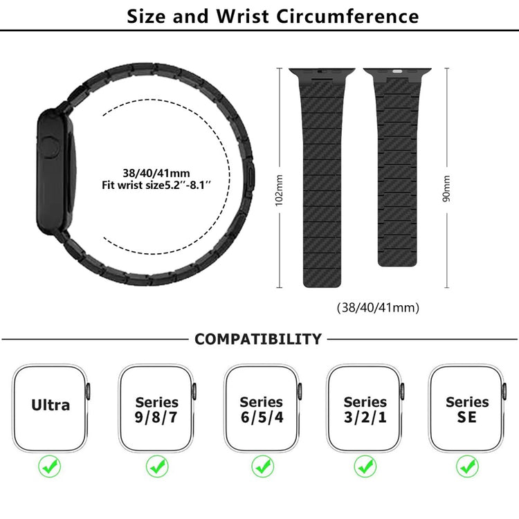 Very Cool Apple Smartwatch Metal Universel Strap - Green#serie_3